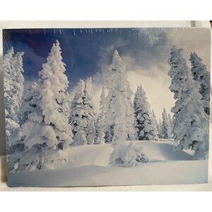NEW Springbok "Snowscape" 500 pc Jigsaw Puzzle vtg 2001 Winter Snow